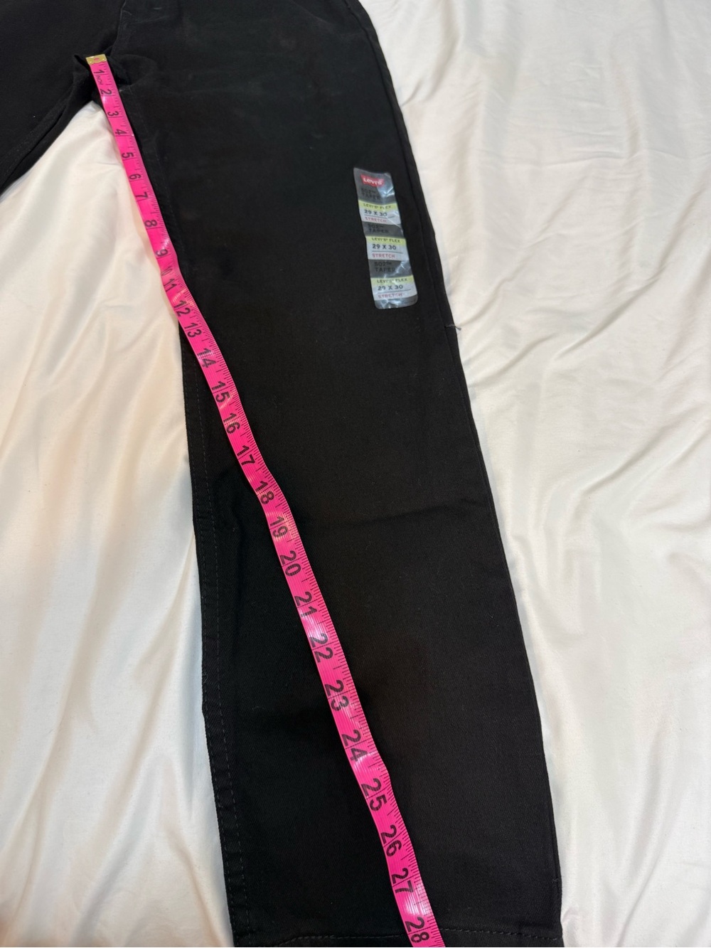 Levi’s 502 Taper Men’s Jeans | Black | 29x30 | New With Tags - Picture 10 of 16